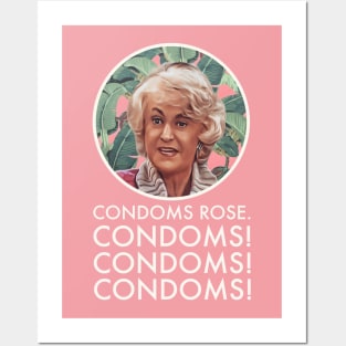 Golden Girls Dorothy zbornak condoms Rose quote Posters and Art